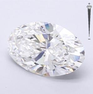 Diamante Cultivado en Laboratorio con Certificación IGI, Corte Oval Brillante de 3.82 CT, Color D, Claridad VVS1, Gemas Reales para Joyería - Product Image 2