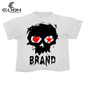 Camiseta de algodón y fibra de bambú para hombre, estilo oversize con hombros caídos, personalizable, calidad jersey, diseño de sublimación con impresión en relieve. - Product Image 4