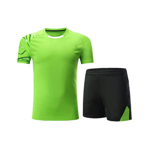 Men's Casual Summer Breathable 100% Cotton High Quality Street Style Shirts Shorts <b>Set</b> Short-Sleeved Solid <b>Knitted</b> Fabric Custom - Product Image 6