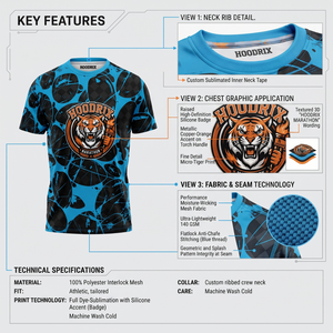 เสื้อวิ่งมาราธอนแบบกำหนดเอง ผลิตจากโพลีเอสเตอร์รีไซเคิล เป็นมิตรกับสิ่งแวดล้อม แห้งเร็ว แต่งแถบสะท้อนแสง แขนสั้น เสื้อยืดกีฬา รับผลิตตามสั่งจำนวนมาก - Product Image 6