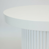 Table basse moderne ronde en bois d'hévéa, pied unique, marron clair, mobilier de maison de luxe durable avec garantie d'un an