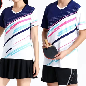 ชุดเสื้อผ้ากีฬา ORREN Elite Racket น้ำหนักเบา ระบายอากาศได้ดี เสื้อคอวีสำหรับเทนนิสและแบดมินตัน สำหรับนักกีฬามืออาชีพ - Product Image 1