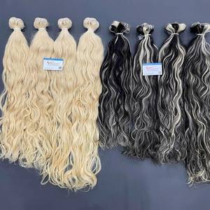 Extensions de cheveux en lot de trame Double Drawn Colors disponibles en stock Cheveux humains vierges bon marché - Product Image 1