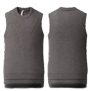 Cárdigan de punto para mujer, 100% cachemira, chaleco sin mangas, suéter suave para mujer - Product Image 1