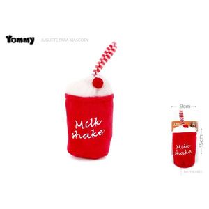 Juguete para Mascotas Tommy Milkshake, Peluche Rojo de 9 cm para Perros - Product Image 1