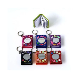 LAC long lanh Keychain Elephant thiết kế từ Ấn Độ Ấn Độ thủ công mỹ nghệ keyrings với thiết kế khác nhau & màu sắc quà tặng lưu niệm - Product Image 2