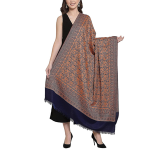 Chal Largo de Lana de Primera Calidad para Mujer, Diseño Único, Personalizado, Ropa de Invierno para Exteriores, Transpirable, Chal Tradicional - Product Image 1