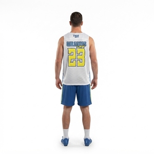 Camiseta Deportiva Personalizada Reversible de Lacrosse, Malla de Poliéster Sublimada, Absorbe la Humedad, Cuello Redondo, Estilo WILDCATS LAX - Product Image 2