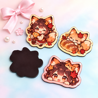 Aimants en acrylique personnalisés et mignons : Créez vos propres aimants de réfrigérateur en acrylique transparent de style anime.