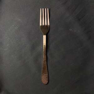 Rose Gold PVD coated <b>Flatware</b> Set of 4 Cutlery Spoon Fork Knife Hammered Perfect Wedding Rental Cutlery - Product Image 4