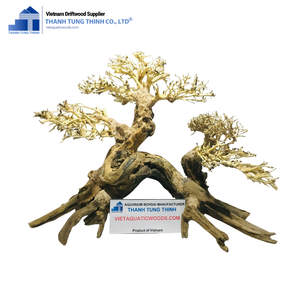 Vietaquaticwood Madera Flotante Natural para Acuario, Decoración de Forma Irregular, Adorno Ecológico para Pecera, Ideal para Peces Dorados y Uso en Dormitorios - Product Image 1