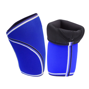 100% Neoprene Elbow Protection Sleeve Heavy Weightlifting Gym Accessory for Men & Women Elastic Workout <b>Knee</b> Pads - Product Image 3