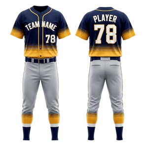 Uniformes de Béisbol Personalizados de Moda 2026, Camisetas de Béisbol de Secado Rápido, Ropa Deportiva de Malla para Equipos, Proveedor OEM ODM - Product Image 1
