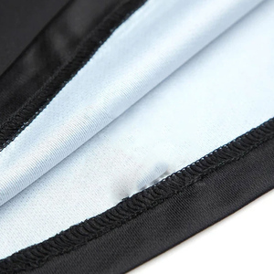 Camiseta de Manga Larga para Hombre, Cuello en V, Estampado Degradado Negro, Deportiva, Sublimada - Product Image 5