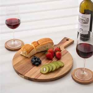 Planche à fromage en bois écologique au design classique, personnalisable, pour fruits et légumes, rectangulaire, passe au lave-vaisselle, pour la maison - Product Image 1