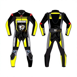 Traje de Motociclismo Pilex Hecho a Medida para Hombre, de Cuero Vacuno/Canguro, Mono de Carreras, Traje de Motociclista con Protección OEM CE - Product Image 1