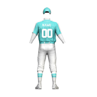 Uniforme de baseball personnalisé à manches courtes, imprimé, léger, vêtements de sport respirants, tissu confortable, tenue d'équipe élégante