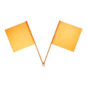 Conjunto de Bandera Enrollable de PVC Brady para Zonas de Seguridad en Sitios de Trabajo al Aire Libre - Product Image 3