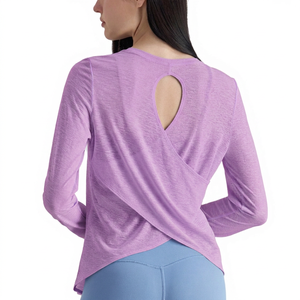 Camiseta de Verano para Mujer, Cuello Redondo, Manga Corta, Diseño a Cuadros, 100% Algodón, Transpirable, Ecológica, de Secado Rápido y Ligera - Product Image 1