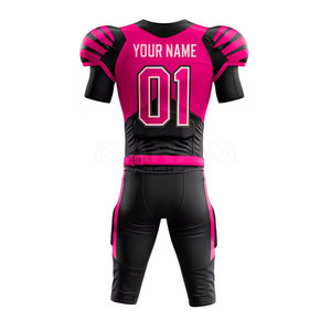 Uniforme de football américain respirant de qualité supérieure, uniforme personnalisé de l'équipe nationale de football, fabriqué au Pakistan, unisexe - Product Image 2