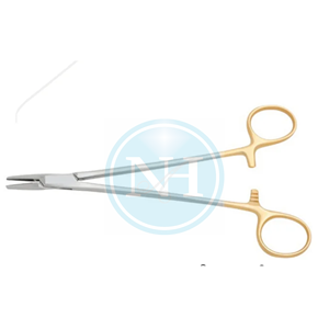 Portaagujas Mayo Hegar con inserciones de carburo de tungsteno y mordazas robustas de acero inoxidable, instrumento quirúrgico para sutura de precisión - Product Image 1