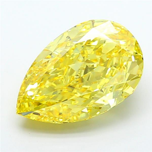 Bijoux de haute qualité de type CVD, utilisant des diamants de laboratoire de luxe, couleur jaune vif fantaisie, certifiés IGI, pierres lâches, excellente brillance. - Product Image 3