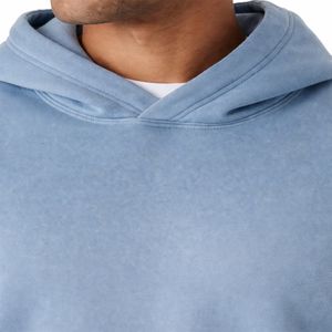 Sudadera con Capucha Extra Grande para Hombre, 100% Algodón, Felpa Transpirable, Ecológica, Personalizable, Estilo Urbano con Bolsillo Canguro - Product Image 4