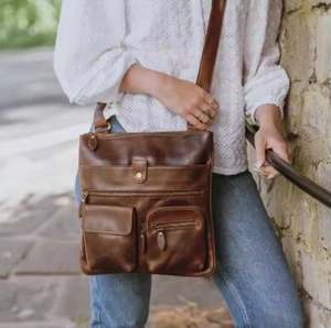 Bolso Tote de Cuero Genuino para Mujer, Bolso de Hombro para Documentos de Trabajo a Bajo Precio por Exportador - Product Image 1