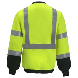 Sweat-shirt de sécurité réfléchissant TriPro Sports TPS-635 haute visibilité, classe 2 ANSI, unisexe adulte, polyester, col rond, pour uniforme - Product Image 2