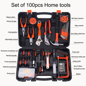 Set peralatan tangan rumah, kotak peralatan kombinasi Manual, hadiah rumah tangga, perkakas kayu, peralatan taman, OEM, diterima CE - Product Image 2