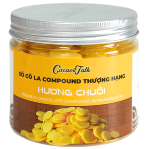 Factory Price Bulk Wholesale OEM/ODM Export Supplier HALAL Bakery Use Banana Compound Chocolate Button Cocoa 1KG <b>Biscuit</b> Cookies - Product Image 1