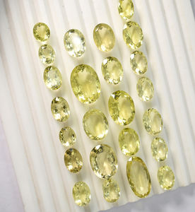 Lote al por Mayor de Cuarzo Limón Natural en Forma Ovalada - Product Image 2