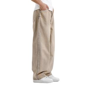 Jeans amples pour hommes, de haute qualité, personnalisés, prix de gros, lavables, confortables, durables, décontractés - Product Image 1