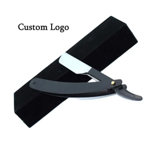 Nueva Llegada 2026: Navaja de Barbero de Acero Inoxidable con Borde Recto y Logotipo Personalizado para Uso Profesional en Salones, Precio de Fábrica al Por Mayor - Product Image 1