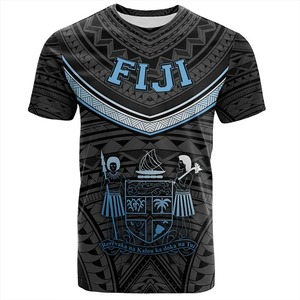 Camiseta de Manga Corta Personalizada para Hombre con Diseño del Día de la Independencia de Fiyi, Impresión por Sublimación, Cuello Redondo, Transpirable, Corte Regular, Diseño Estampado - Product Image 3