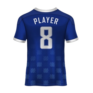 Maillot de football rétro personnalisé de haute qualité, OEM, impression de nom unique, séchage rapide, respirant, léger, 100% polyester - Product Image 4