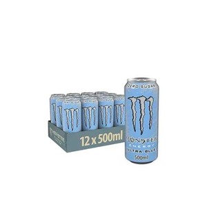 Boisson énergisante sans sucre 500ml en canette, formule énergétique puissante Monster Ultra Blue avec goût frais pour un style de vie actif - Product Image 2