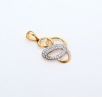 Colgante de Diamante de Corte Redondo en Oro Amarillo de 14K para Mujer, Opciones de Diamantes Cultivados en Laboratorio y Naturales, Color D a G, Claridad IF a SI2, Regalo de Joyería
