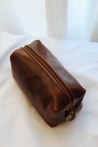 Custom Made Genuine Leather Toiletry Bag Dopp <b>Kit</b> Mens Travel Wash Bag <b>Shaving</b> <b>Kit</b> Organizer Wholesale Factory TYG-0126 - Product Image 4