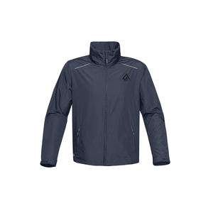 Veste coupe-vent personnalisée OEM, fermeture éclair, séchage rapide, à capuche, manches longues, grande taille, veste de sport d'hiver pour hommes par AKO - Product Image 3