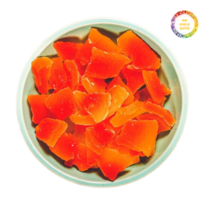 Cubes de papaye séchée en vrac, saveur naturellement sucrée, longue durée de conservation - Product Image 2
