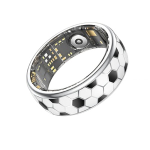 Anillo Inteligente con Recordatorio de Mensajes, Monitor de Frecuencia Cardíaca, SpO2, Monitor de Sueño, Contador de Pasos, Control por Gestos, Resistente al Agua, Unisex, para Fútbol - Product Image 2