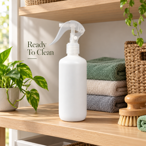Botella de Spray Reutilizable de HDPE de 300 ml |   Botella de Limpieza Resistente para Cocina, Baño, Superficies de Vidrio y Cuidado del Hogar - Product Image 3