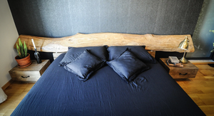 Wholesale Cozy Modern Double Bed Frame with Practical Storage Solid Wood Home Furniture Space-Saving Design - Product Image 3