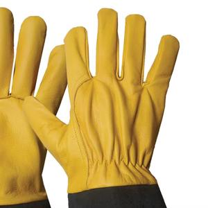 Gants de soudage en cuir de vachette longs et courts à bas prix, gants de soudage TIG en cuir de vachette, gants de sécurité fabriqués au Pakistan - Product Image 4