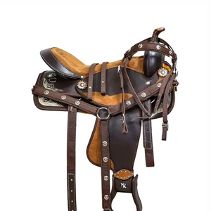 Selle Western Artisanale de Qualité Supérieure, Fournisseur d'Équipement Équestre de Ranch, Selle de Cowboy en Cuir Véritable OEM - Product Image 1