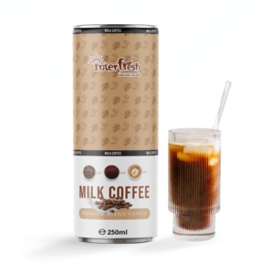 INTERFRESH Canned Coffee Drink Instant Black Coffee Milk Coffee Drink Can Custom Brand for USA & Canada Retailers | HACCP HALAL - Product Image 1