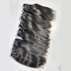 Extensiones de Cabello Virgen Remy Natural Liso Sedoso Indio Arrow Exim, Mechones Dobles Cosidos a Máquina, 100g - Product Image 1