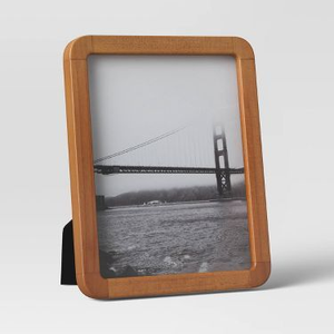 Cadre photo rectangulaire moderne en bois de bambou, écologique, forme personnalisable, impression sur table, personnalisé - Product Image 2