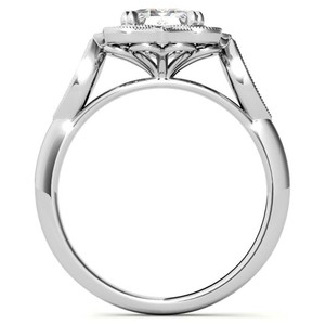 <b>Emerald</b> Cut Moissanite <b>Ring</b> 925 Sterling <b>Silver</b> 14K Gold Solitaire Engagement <b>Ring</b> Luxury Elegant Bridal Wedding Promise <b>Ring</b> - Product Image 3